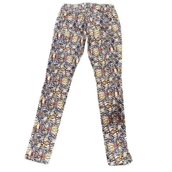 ❤️ 2/$11 Kardashian Kollection Multi Colored Skinny Ankle Jeans Pants Womens 6 - Picture 4 of 12